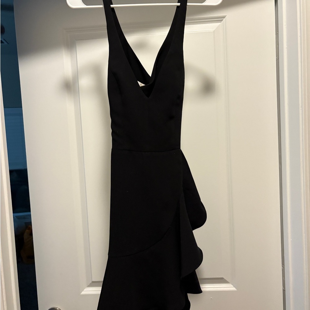 Amanda Uprichard Black Nicco Dress
